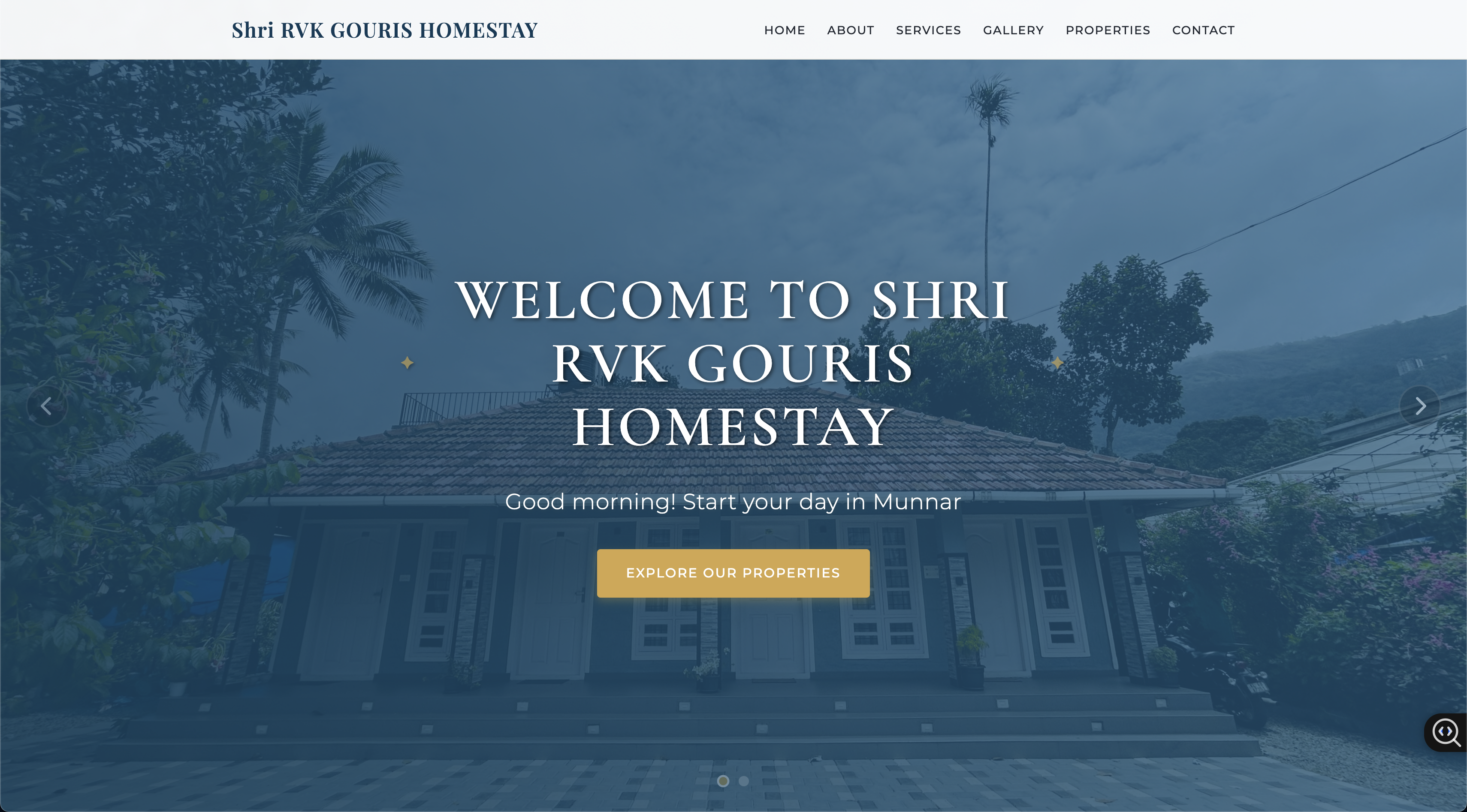 Homestay Website